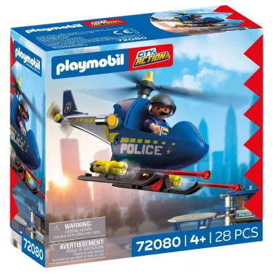Playmobil City Action Policyjny helikopter z�radarem 72080