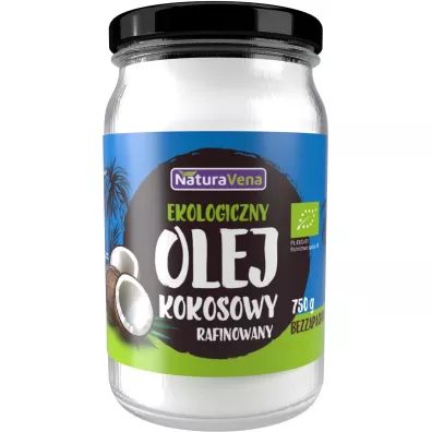 NaturaVena Olej kokosowy rafinowany 750 g bio