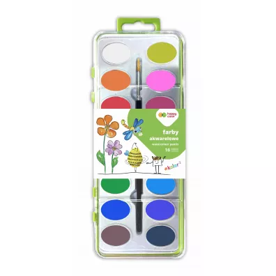 Happy Color Farby akwarelowe 16 kolor�w