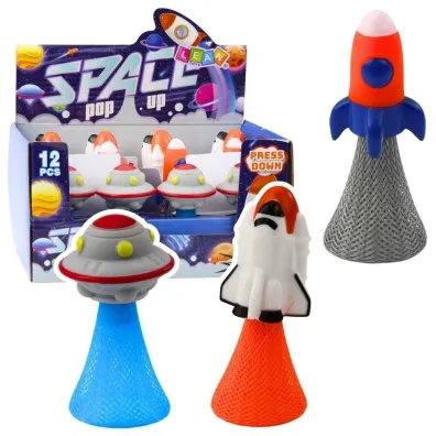 Skacz�cy statek kosmiczny 11cm MIX LeanToys