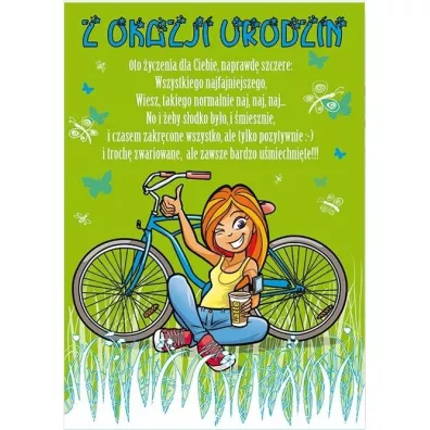 Stamp Karnet Young B6 + koperta wz�r nr 21 Urodziny