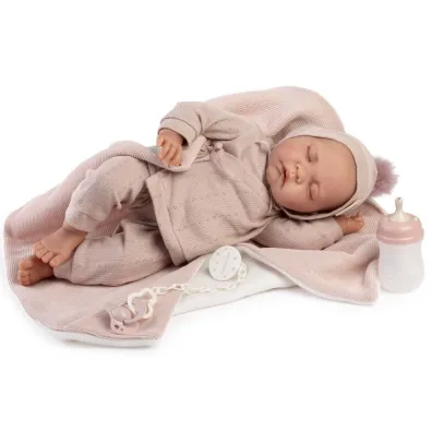 Lalka Luna z zamkni�tymi oczami 42cm Antonio Juan