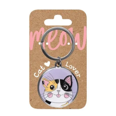 Be-Happy Gifts Brelok dla kociarzy - kot tricolor