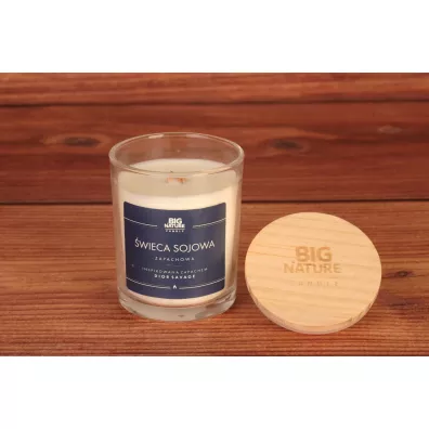 Big Nature wieca sojowa inspiracja zapachowa Dior Sauvage 150 g