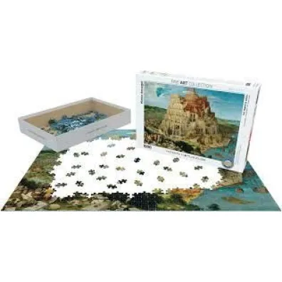 Puzzle 1000 el. Wie�a Babel, Pieter Bruegel Eurographics
