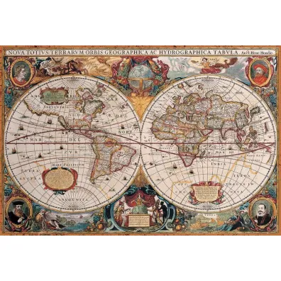 Puzzle 2000 el. Antyczna mapa �wiata Eurographics
