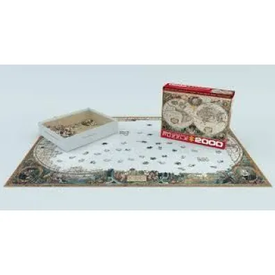 Puzzle 2000 el. Antyczna mapa �wiata Eurographics