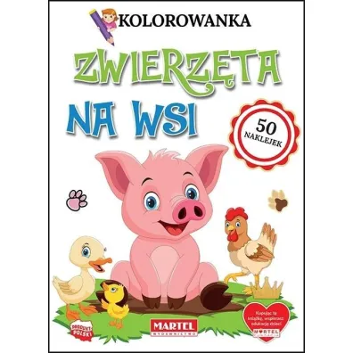 Kolorowanka Zwierz�ta na wsi - Nikola Ja�wiec