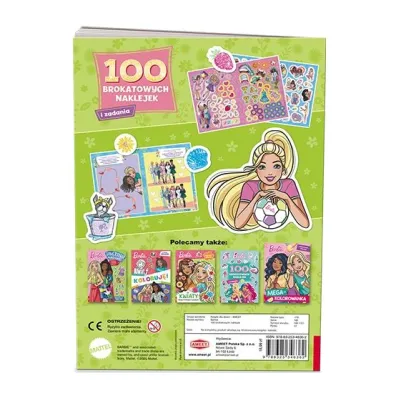BARBIE. 100 BROKATOWYCH NAKLEJEK