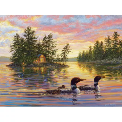 Puzzle XL 275 el. Spokojny wieczr Cobble Hill