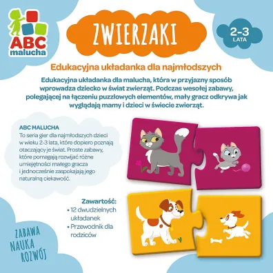 Puzzle Mama i dziecko. Zwierz�ta Trefl