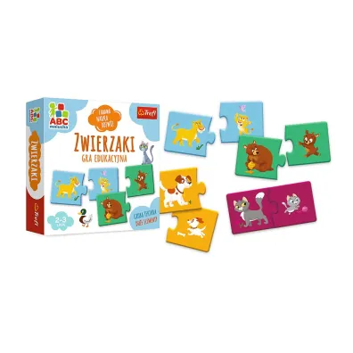 Puzzle Mama i dziecko. Zwierz�ta Trefl