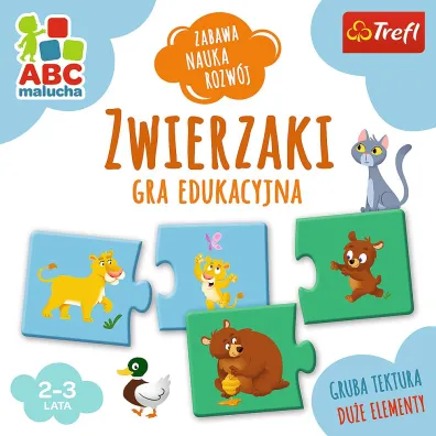Puzzle Mama i dziecko. Zwierz�ta Trefl