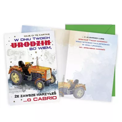 Kukartka Karnet Vision Urodziny