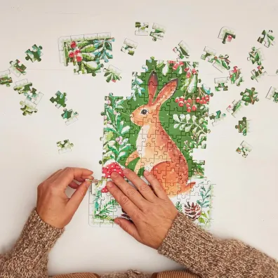 Puzzle Puzzlove CzuCzu 150 el. Zimowa cisza Bright Junior Media