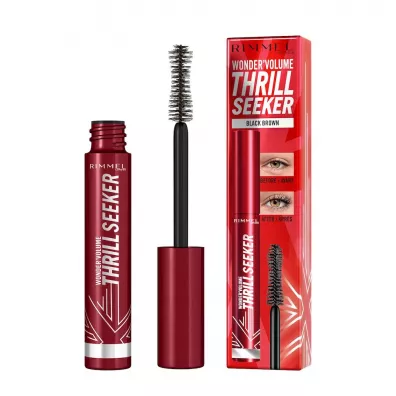 Rimmel Wonder Volume Thrill Seeker tusz do rz�s dodaj�cy obj�to�ci Black Brown 8 ml