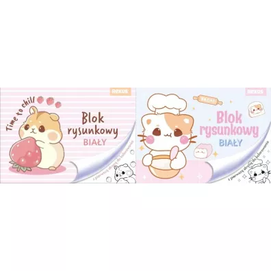 Beniamin Blok rysunkowy A4/20K bia�y No name - dziewcz mix