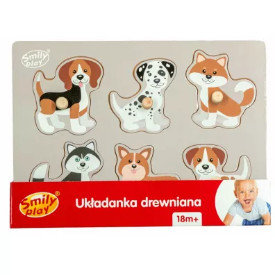Puzzle Uk�adanka psy Smily Play