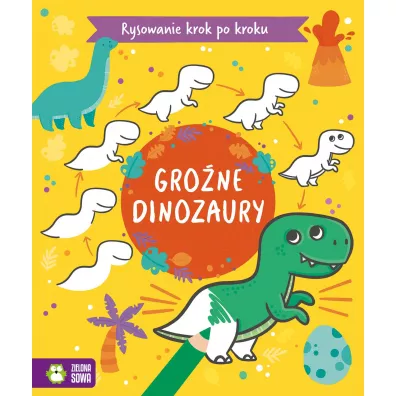 Rysowanie krok po kroku. Gro�ne dinozaury