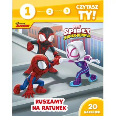 1, 2, 3, czytasz Ty! Poziom 1. Ruszamy na ratunek. Marvel Spidey i superkumple
