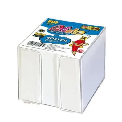 Alfa Pastello Kostka nieklejona bia�a 85x85mm 800 kartek
