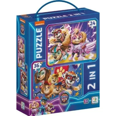 Puzzle 2w1 Psi Patrol. Dbamy o bezpieczestwo Dodo