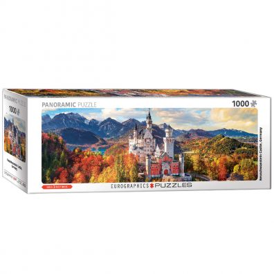 Puzzle panoramiczne 1000 el. Zamek Neuschwanstein jesieni, Niemcy Eurographics