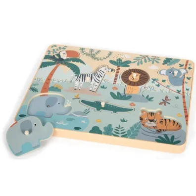 Puzzle z odg�osami zwierz�t Safari small foot