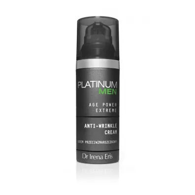 Dr Irena Eris Krem przeciwzmarszczkowy dla m�czyzn dla sk�ry dojrza�ej na dzie� i na noc Platinum Men Age Power Extreme 50 ml