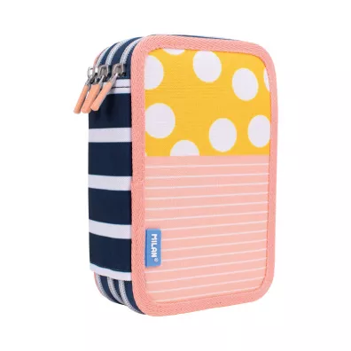 Milan Pi�rnik 3-poziomowy z wyposa�eniem Swims 2 r�owo-��ty
