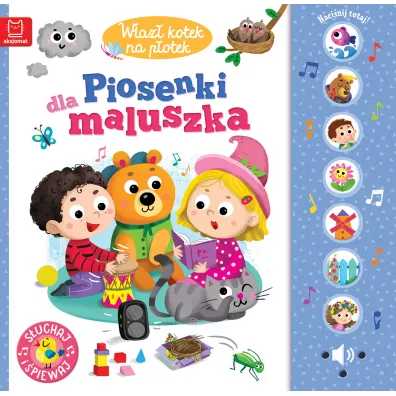Wlaz kotek na potek. Piosenki dla maluszka. Suchaj i piewaj