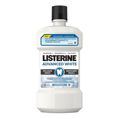 Listerine Advanced White pyn do pukania jamy ustnej 500 ml