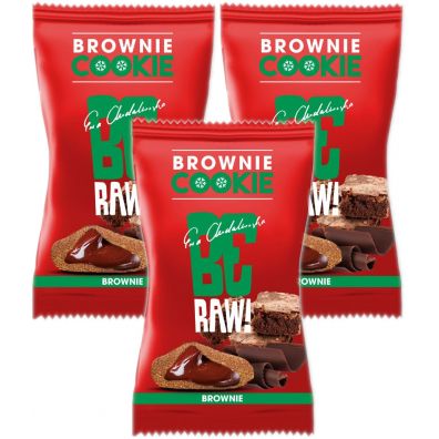 BeRAW Cookie Brownie 3 x 20 g