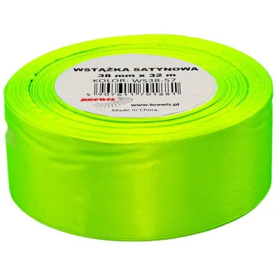 Brewis Wst��ka satynowa zielona 38mm x 32m