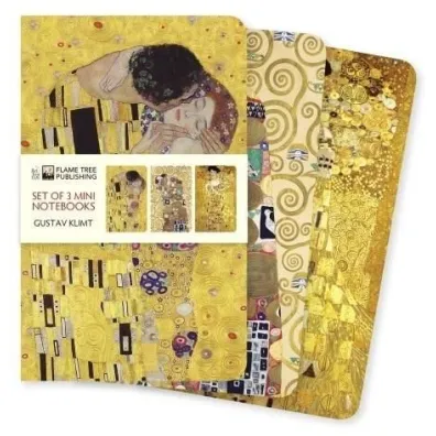 Flame Tree Zestaw 3 notatnik�w Gustav Klimt Postacie