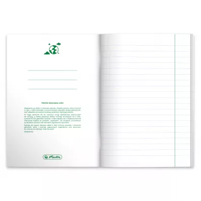 Herlitz Zeszyt A5 ECO PP J�zyk polski linia 60 kartek