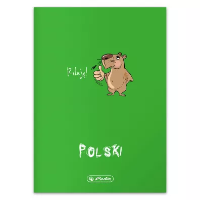 Herlitz Zeszyt A5 ECO PP J�zyk polski linia 60 kartek