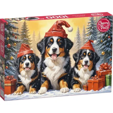 Puzzle 1000 el. Holiday Puppies 31254 CherryPazzi