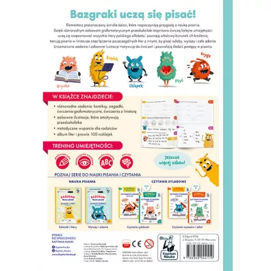 Bazgraki. Nauka pisania. Elementarz. Kapitan Nauka
