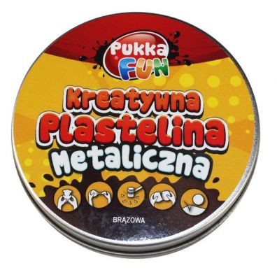 Pukka Pad Kreatywna plastelina - Metaliczna brzowa