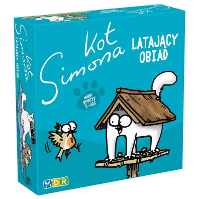 Kot Simona. Latajcy obiad