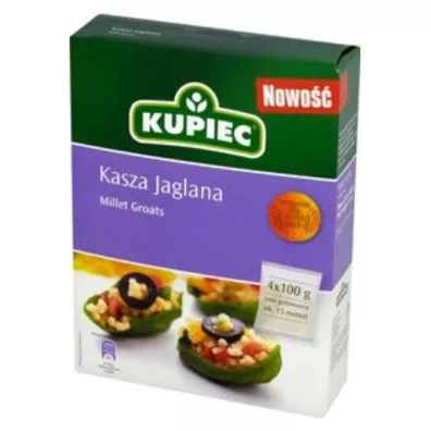 Kupiec Kasza jaglana w torebkach 400 g