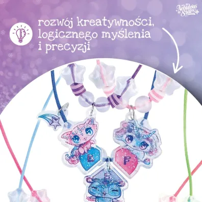 Kreatywny zestaw do tworzenia naszyjnik�w przyja�ni 7+ Nebulous Stars