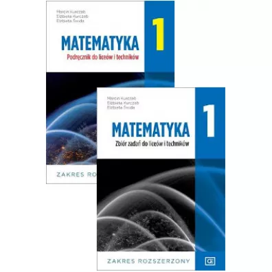Zestaw Matematyka 1: Podrcznik i Zbir zada do licew i technikw. Zakres rozszerzony