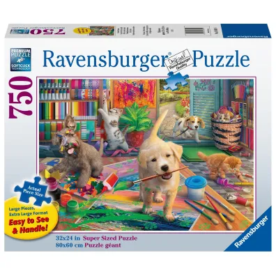 Puzzle 750 el. Mali arty�ci Ravensburger