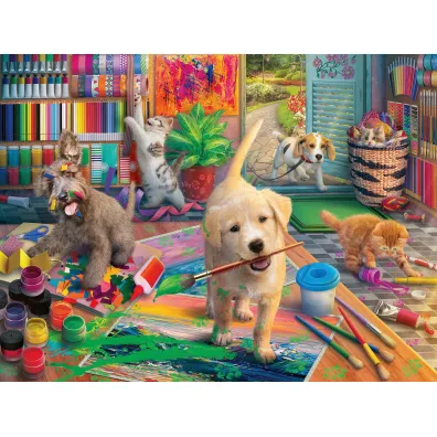 Puzzle 750 el. Mali arty�ci Ravensburger