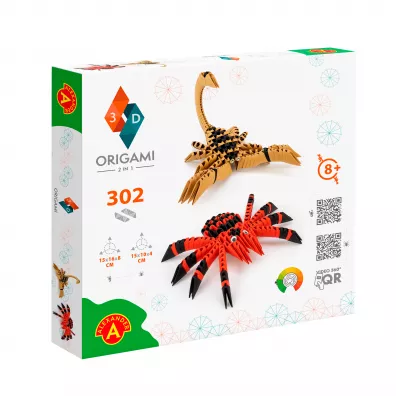Origami 3D. 2w1 Paj�k, Skorpion Alexander