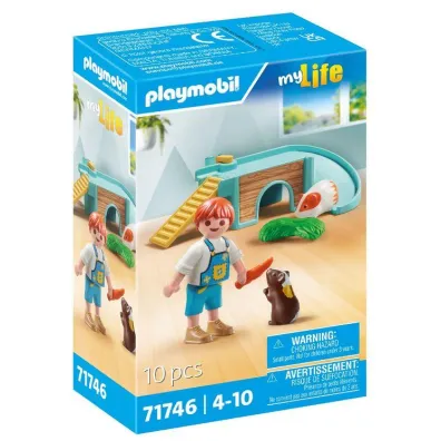 Playmobil My Life Ch�opiec ze �wink� morsk� 71746