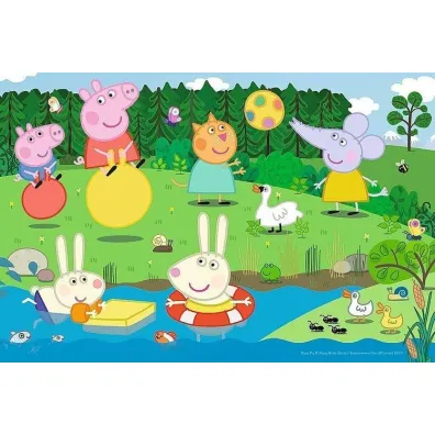 Puzzle 60 el. Wakacyjna zabawa. Peppa Pig Trefl