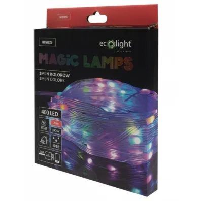 Magiczne lampki 400led 1mln kolor�w 20m DC5V